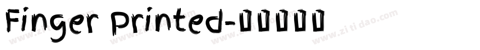 Finger Printed字体转换